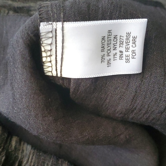 Croft & Barrow jacket womens size large BLACK button down black womens - Picture 10 of 14